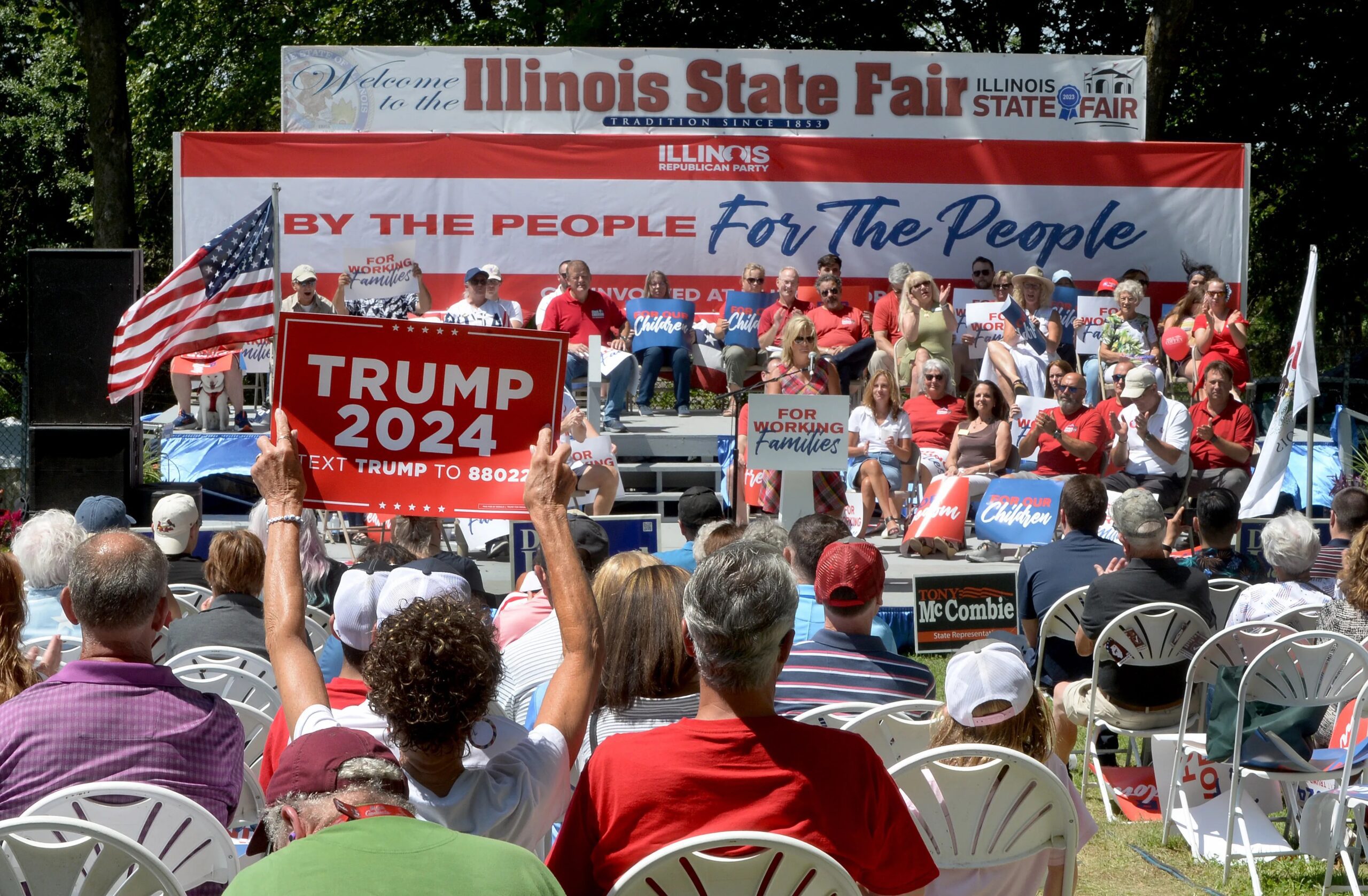 IL GOP Official Echoes the Democrats, Suggests Trump is Running for President to Avoid Jail, in an Interview During GOP Day at the State Fair
