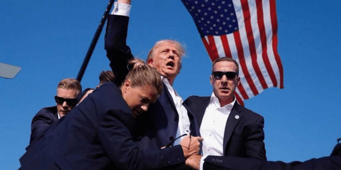 BREAKING: Trump Shot At Pennsylvania Rally, Stands Up In Defiance After Bullet Grazes His Head
