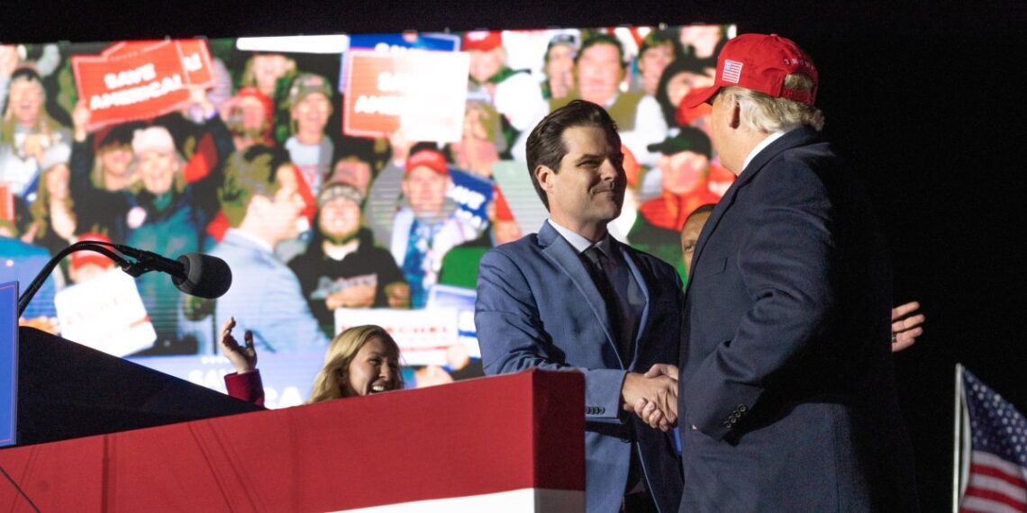 Trump Picks Matt Gaetz for Attorney General Months After Members of IL GOP Delegation Turn Their Backs on him During RNC Convention Speech