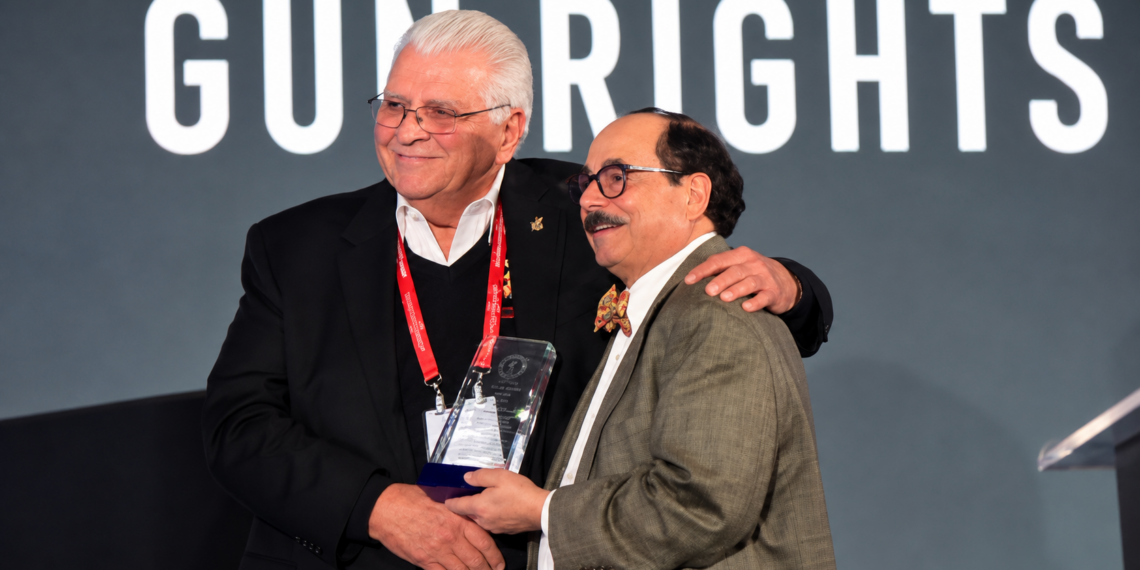 ISRA Executive Director Richard Pearson Honored With Lifetime Achievement Award at National Gun Rights Conference