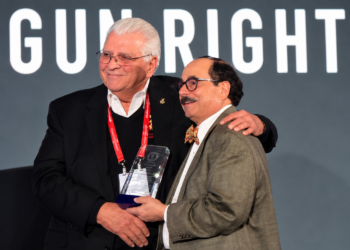 ISRA Executive Director Richard Pearson Honored With Lifetime Achievement Award at National Gun Rights Conference